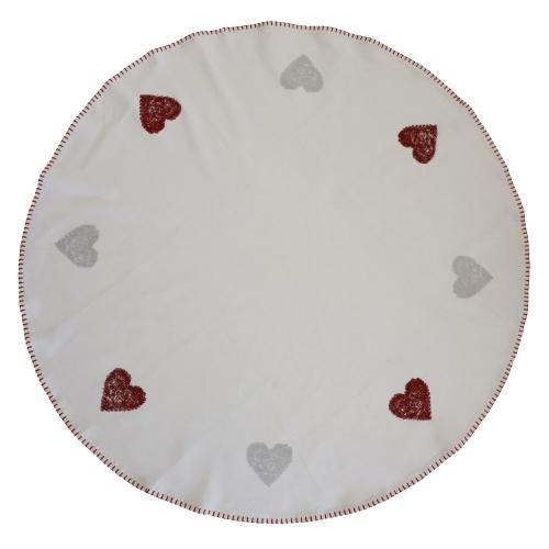 Hjärta Julgransmatta