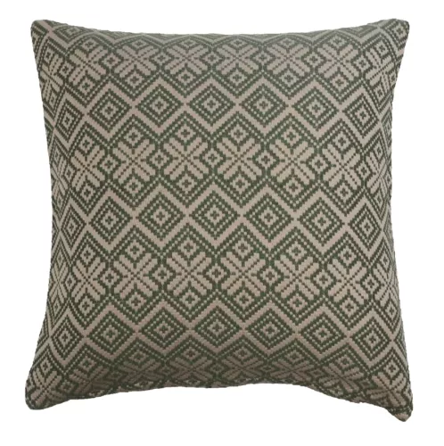 Signe Kuddfodral Grön/linne