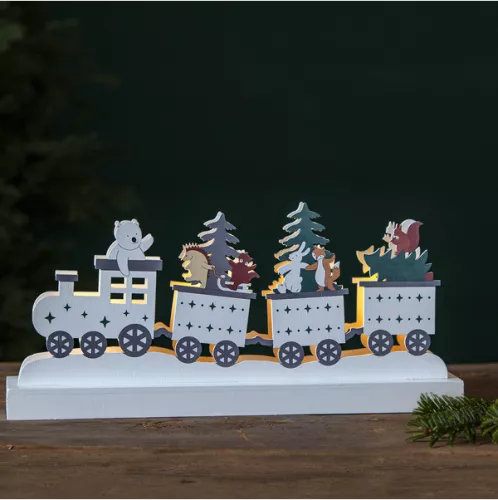 Forest Friends Bordsdekoration Vit