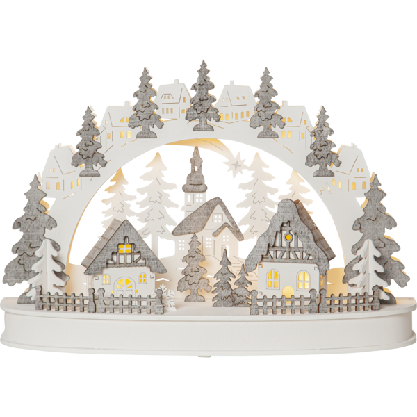 Grauberg Ljusstake Grå