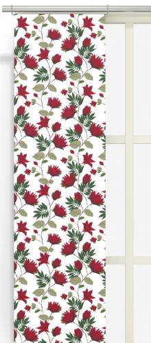 Anna Panelgardiner Vit/Röd