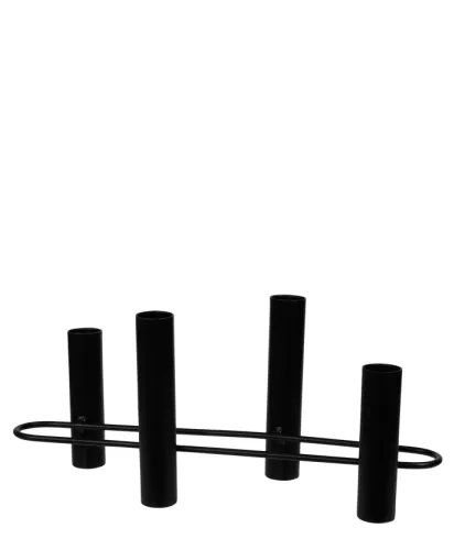 Adventsljusstake Svart