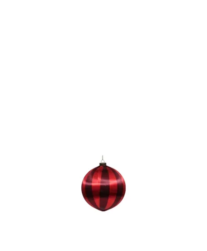 Julgranskula Satin Röd/Mörkröd Small