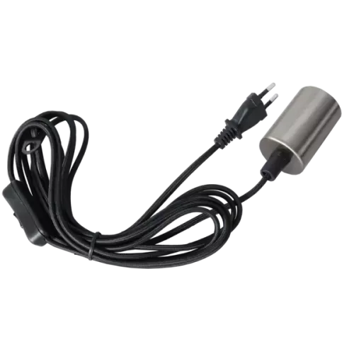 Stil Sladdställ E27 Borstad Stål