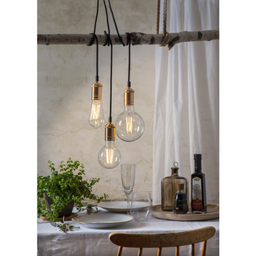 LED-Lampa E27 G125 Soft Glow 3-step