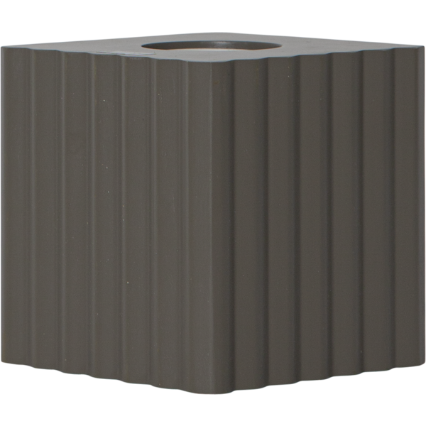 Box Lampfot Brun