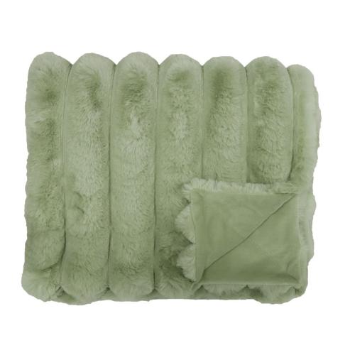 Brooklyn Pläd Ljusgrön