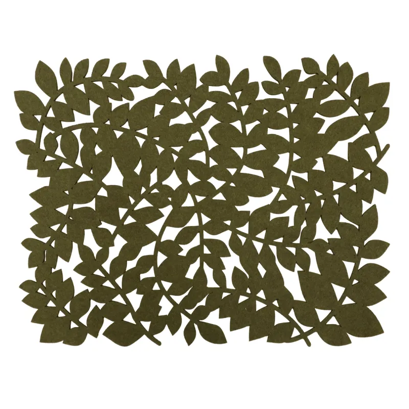 Leaves Filttablett Oliv