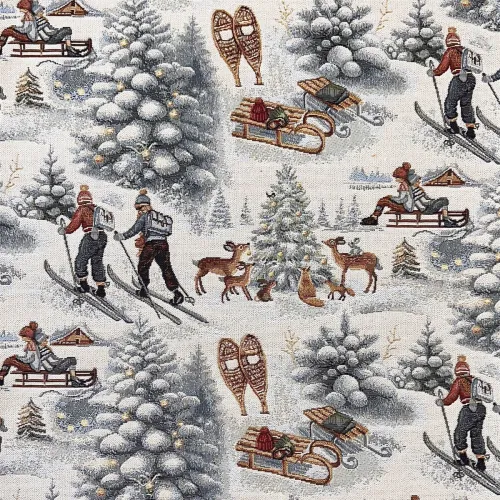 Winter Landscape Jaquard Multi
