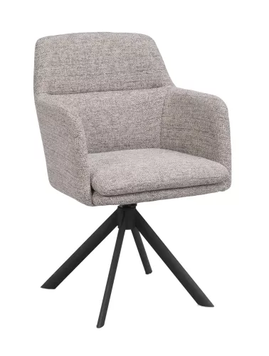 Gladstone Karmstol Mörkbeige/Svart