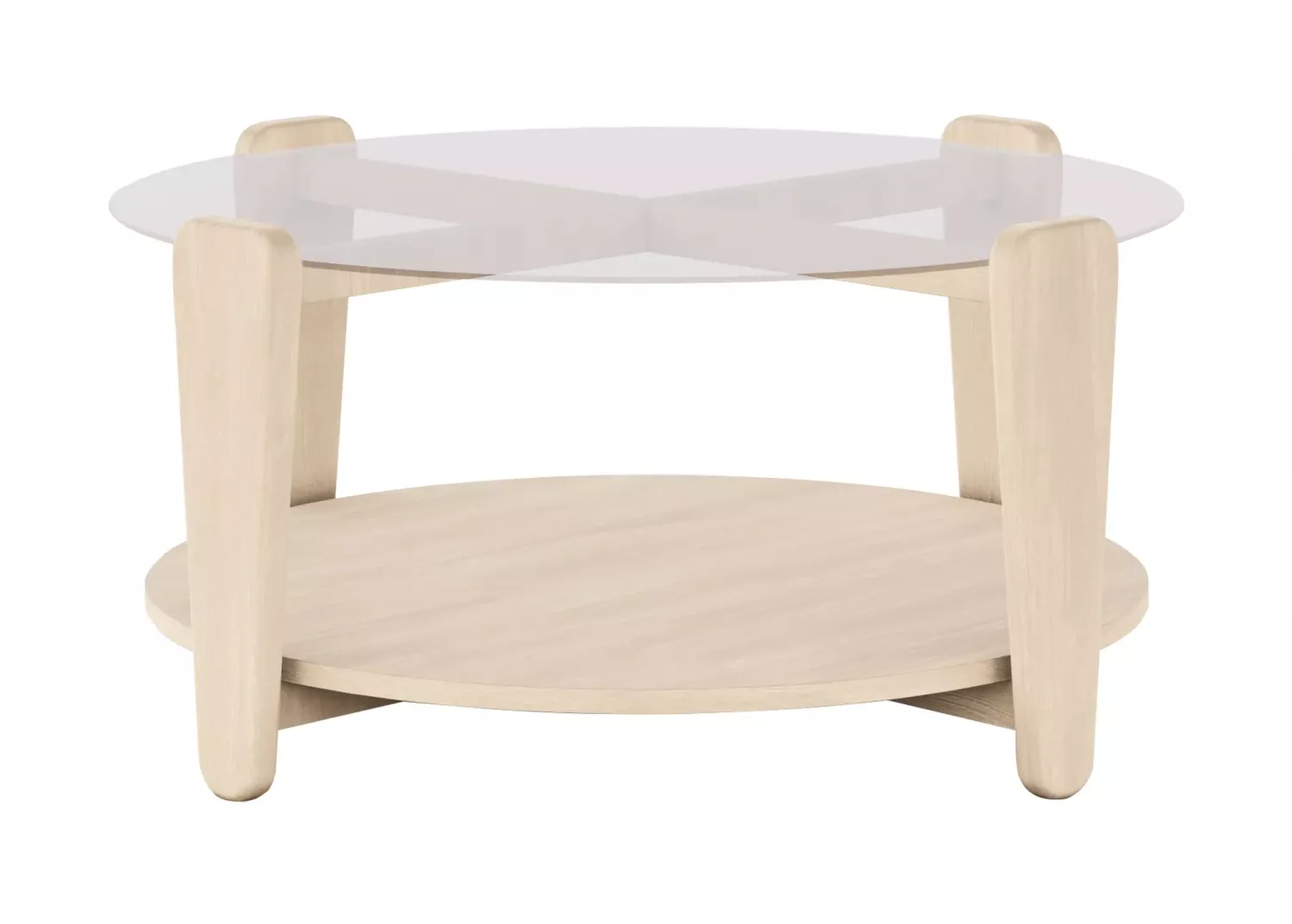 Arran Soffbord Vitpigmenterad