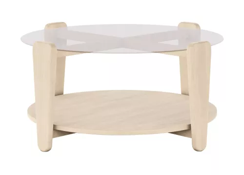 Arran Soffbord Vitpigmenterad