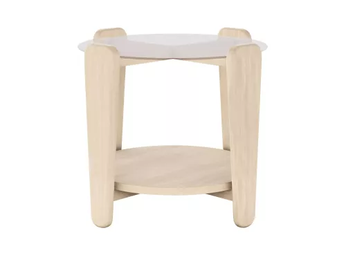 Arran Soffbord Vitpigmenterad