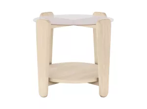 Arran Soffbord Vitpigmenterad