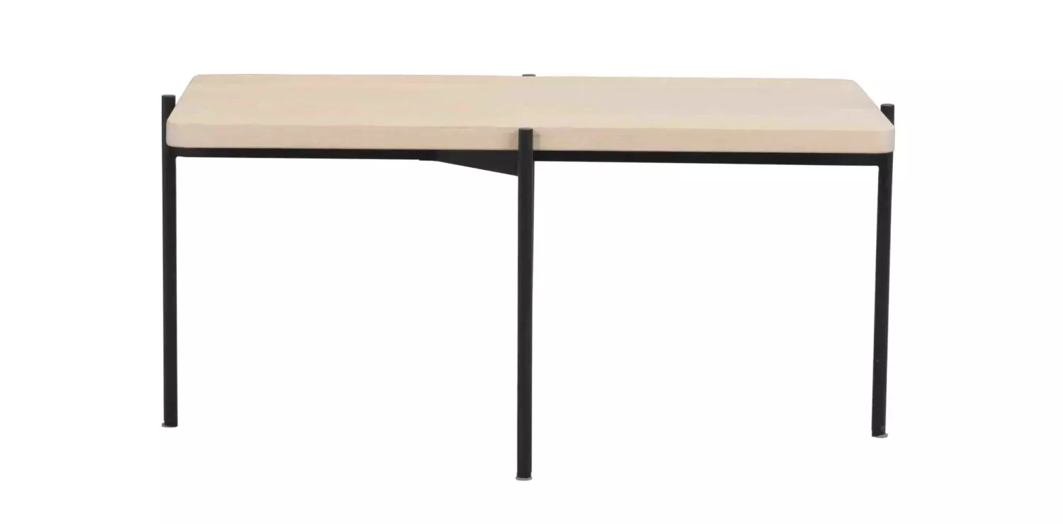 Shelton Soffbord Vitpigmenterad/svart