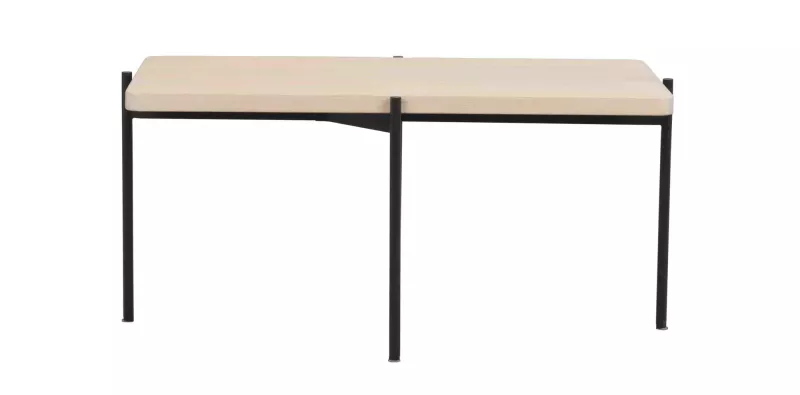 Shelton Soffbord Vitpigmenterad/svart