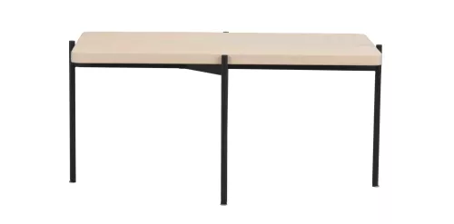 Shelton Soffbord Vitpigmenterad/svart