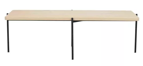 Shelton Soffbord Vitpigmenterad/svart