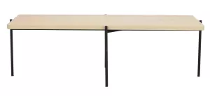 Shelton Soffbord Vitpigmenterad/svart