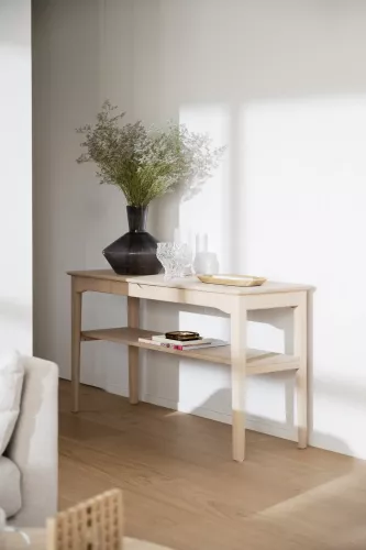 Markham Avlastningsbord Vitpigmenterad