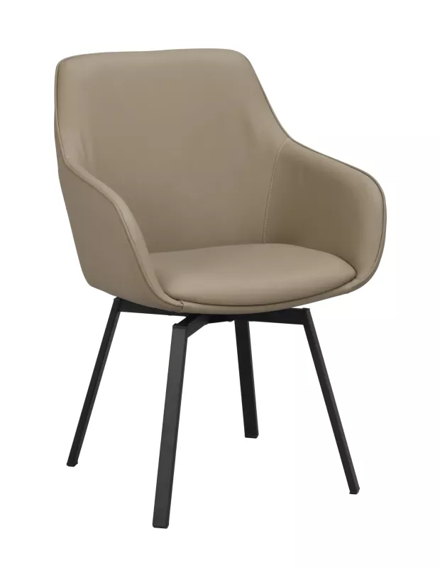 Alison Karmstol Beige/Svart