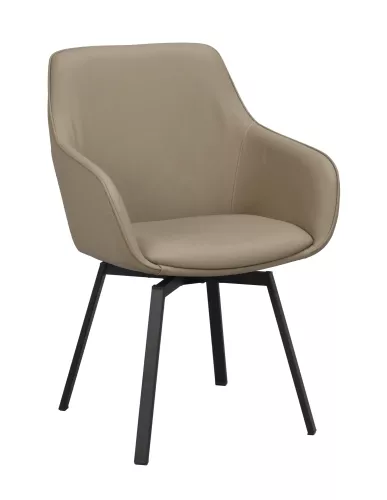 Alison Karmstol Beige/Svart