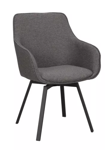 Alison Karmstol Grå/Svart