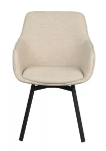 Alison Karmstol Ljusbeige/Svart