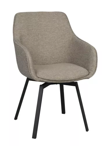 Alison Karmstol Mörkbeige/Svart