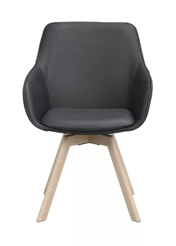 Alison Karmstol Svart/Vitpigmenterad