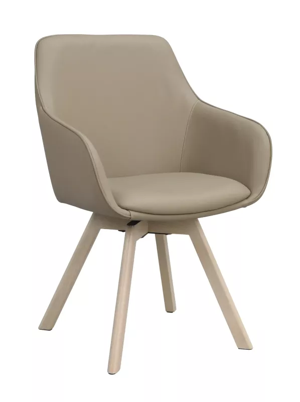 Alison Karmstol Beige/Vitpigmenterad