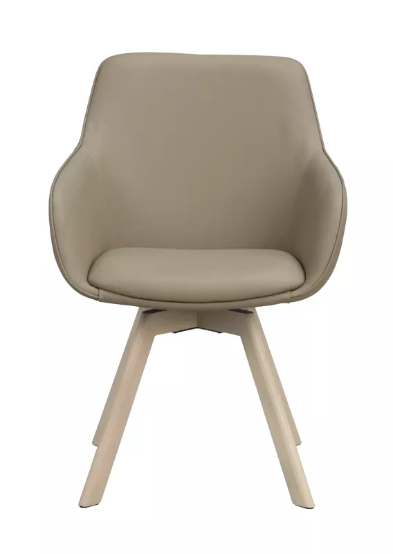 Alison Karmstol Beige/Vitpigmenterad