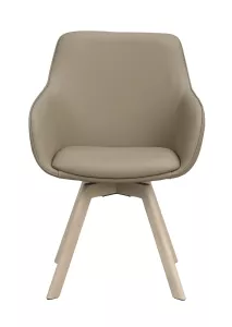 Alison Karmstol Beige/Vitpigmenterad