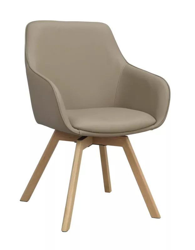 Alison Karmstol Beige/Ek