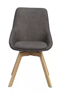 Alison Stol Mörkgrå/Ek