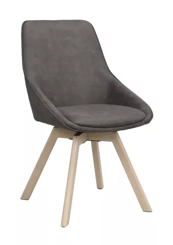 Alison Stol Mörkgrå/Vitpigmenterad