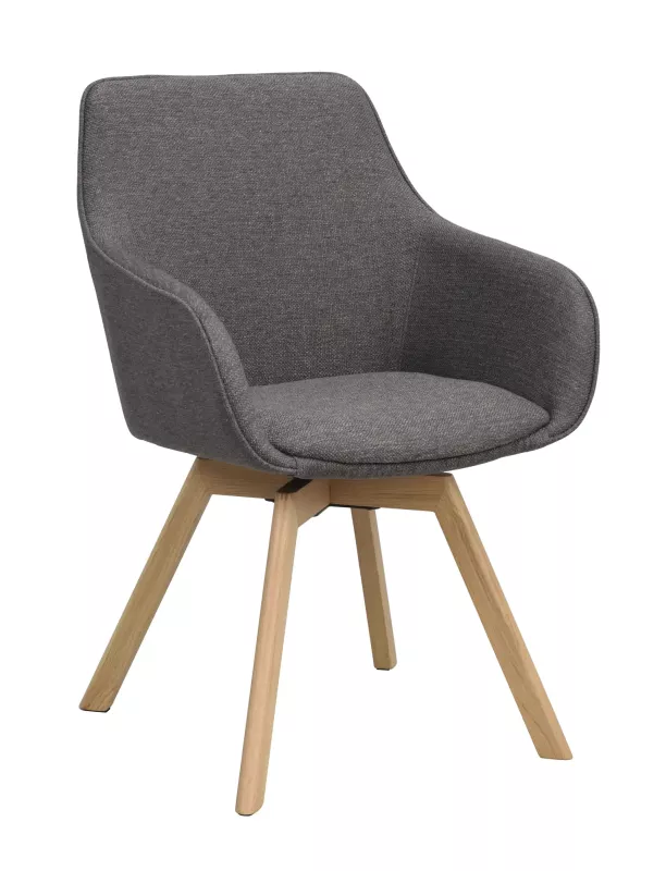 Alison Karmstol Grå/Ek