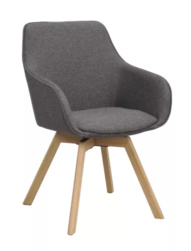 Alison Karmstol Grå/Ek