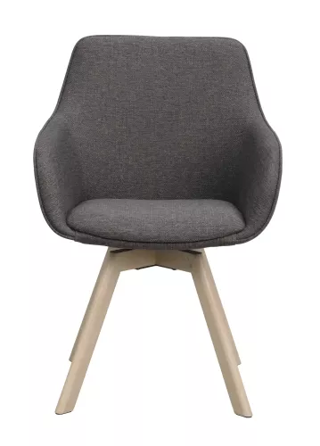 Alison Karmstol Grå/Vitpigmenterad