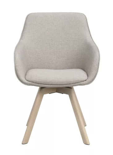 Alison Karmstol Beige/vitpigmenterad