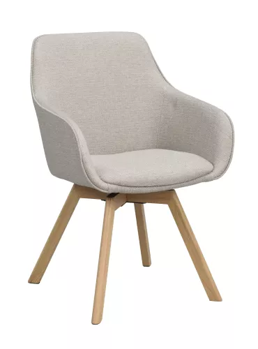 Alison Karmstol Beige/Ek