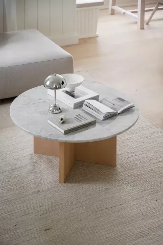 Brooksville Soffbord Vit/vitpigmenterad