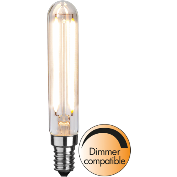 LED-Lampa E14 T20 Clear