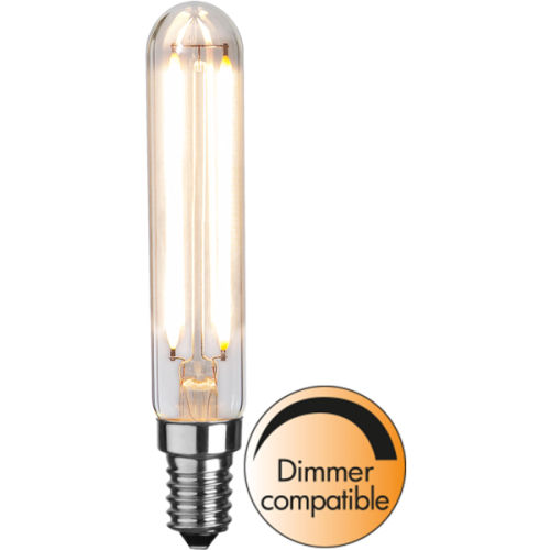 LED-Lampa E14 T20 Clear