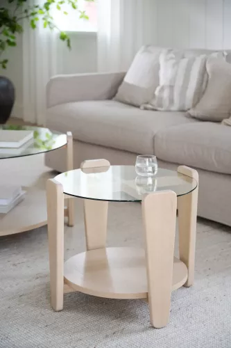 Arran Soffbord Vitpigmenterad