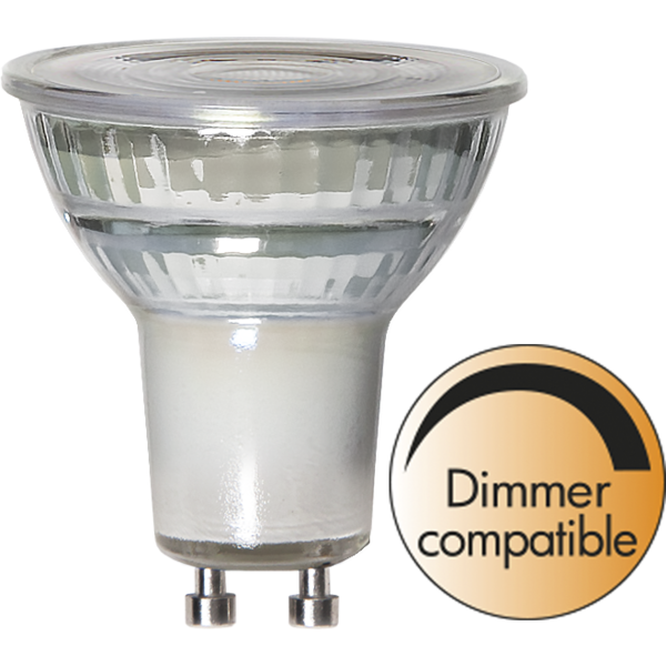 LED-Lampa GU10 MR16 Spotlight Glass