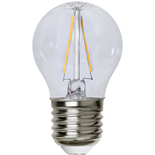 LED-Lampa E27 G45 Clear