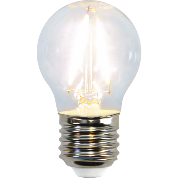 LED-Lampa E27 G45 Clear