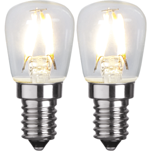 LED-Lampa E14 ST26 Clear 2-pack