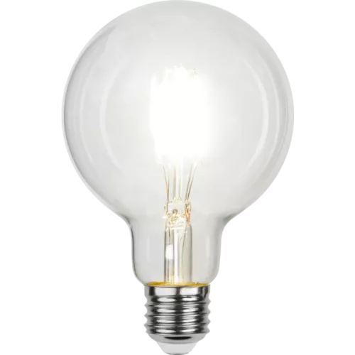 LED-Lampa E27 G95 Clear